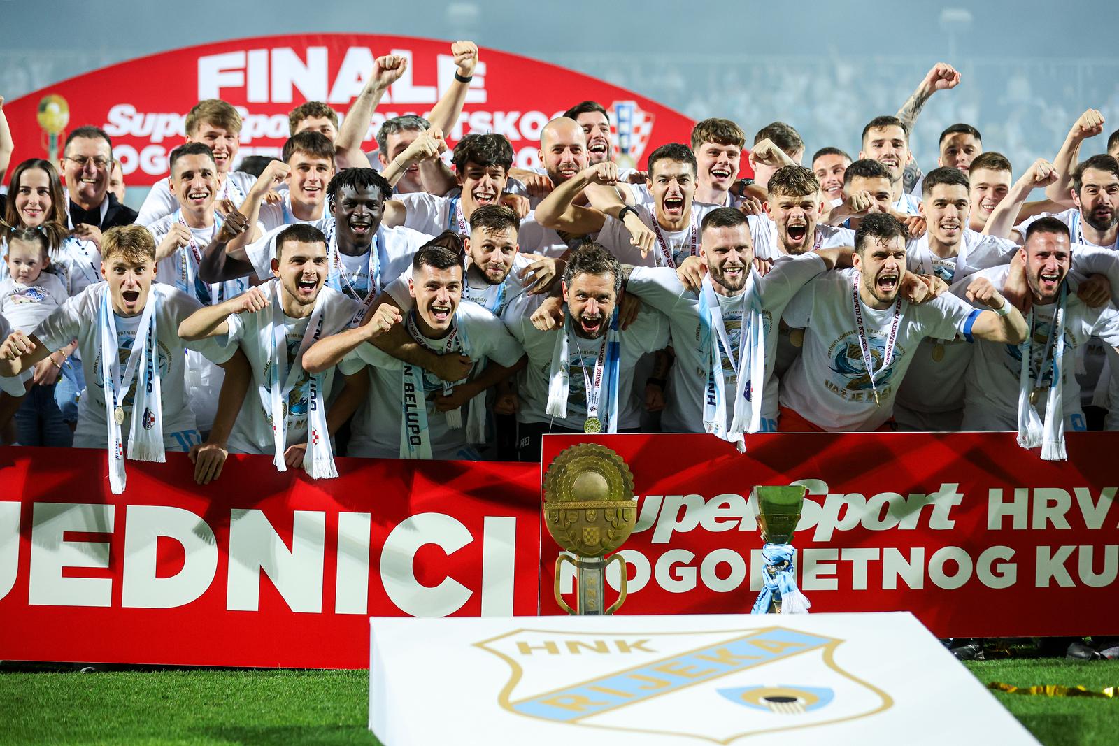 Rijeka: HNK Rijeka osvojila Hrvatski nogometni kup