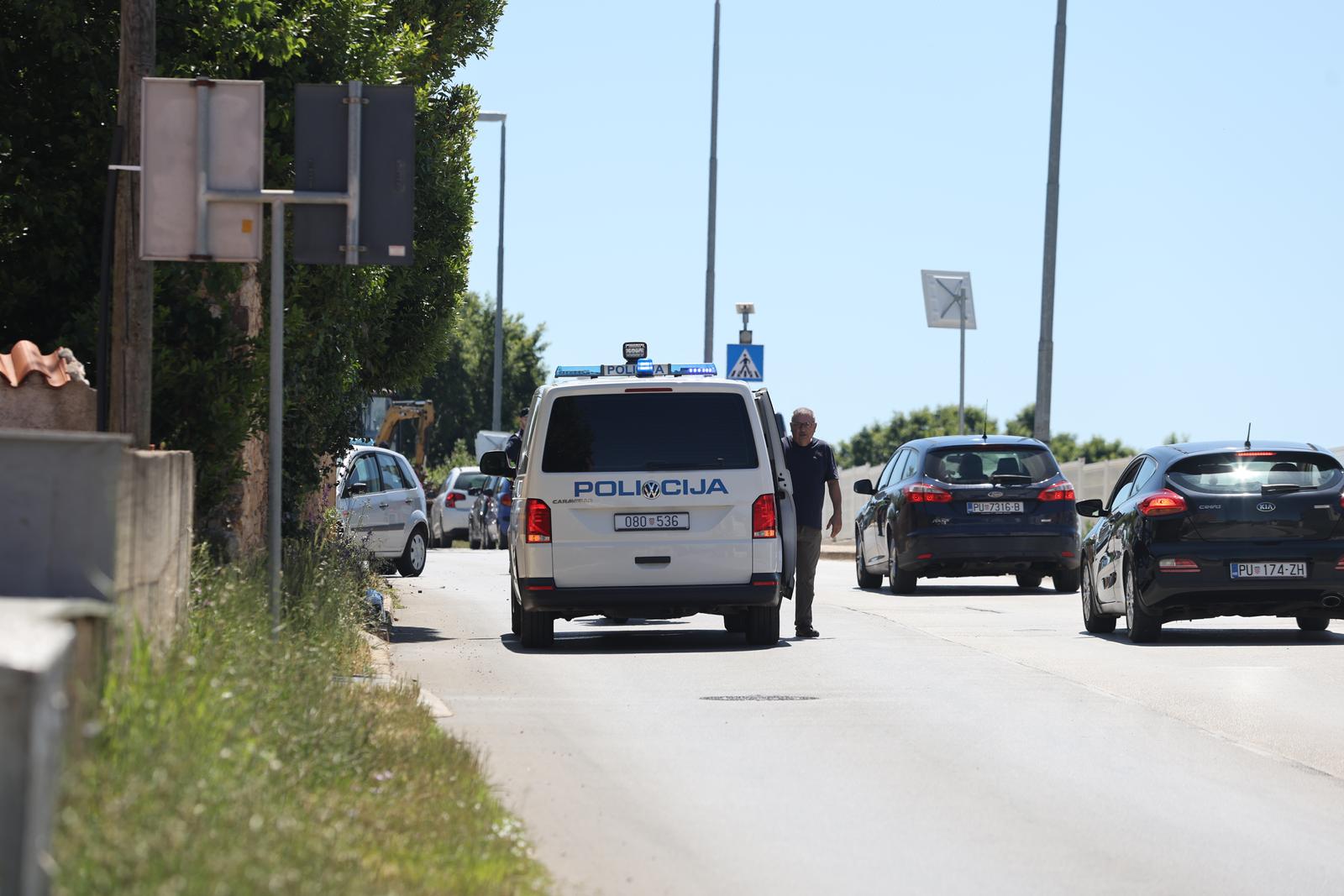 Pula: Prometna nesreća u Medulinskoj ulici