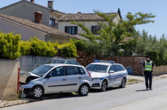 Pula: Prometna nesreća u Medulinskoj ulici