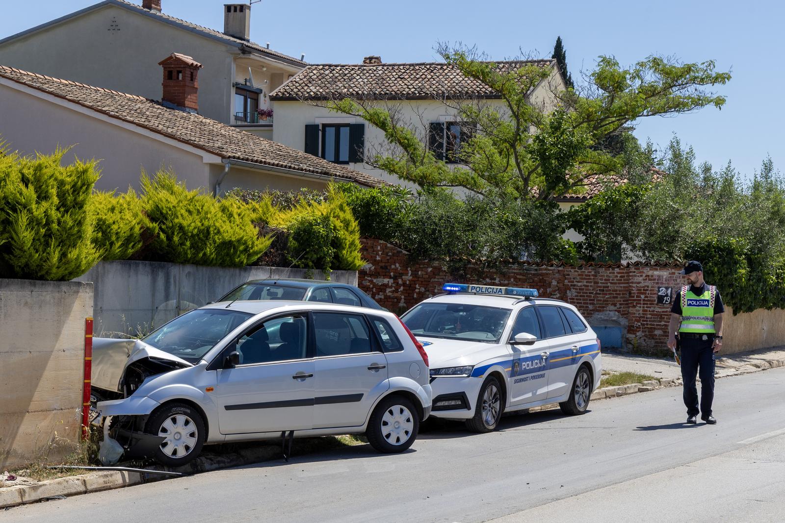 Pula: Prometna nesreća u Medulinskoj ulici
