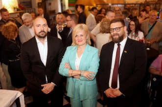 Rijeka: Doček izbornih rezultata u stožeru Ive Rinčić Rijeka: Doček izbornih rezultata u stožeru Ive Rinčić