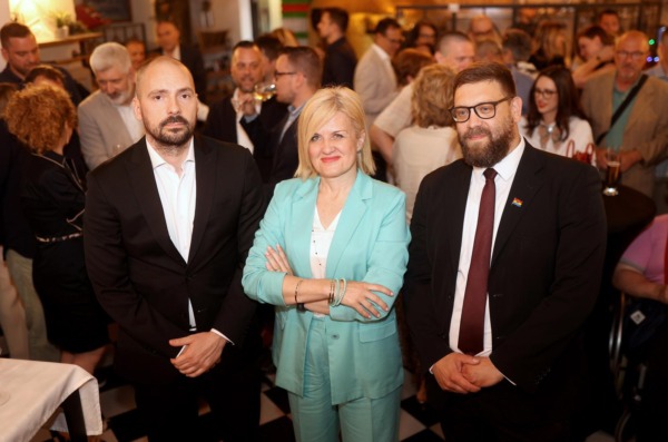 Rijeka: Doček izbornih rezultata u stožeru Ive Rinčić