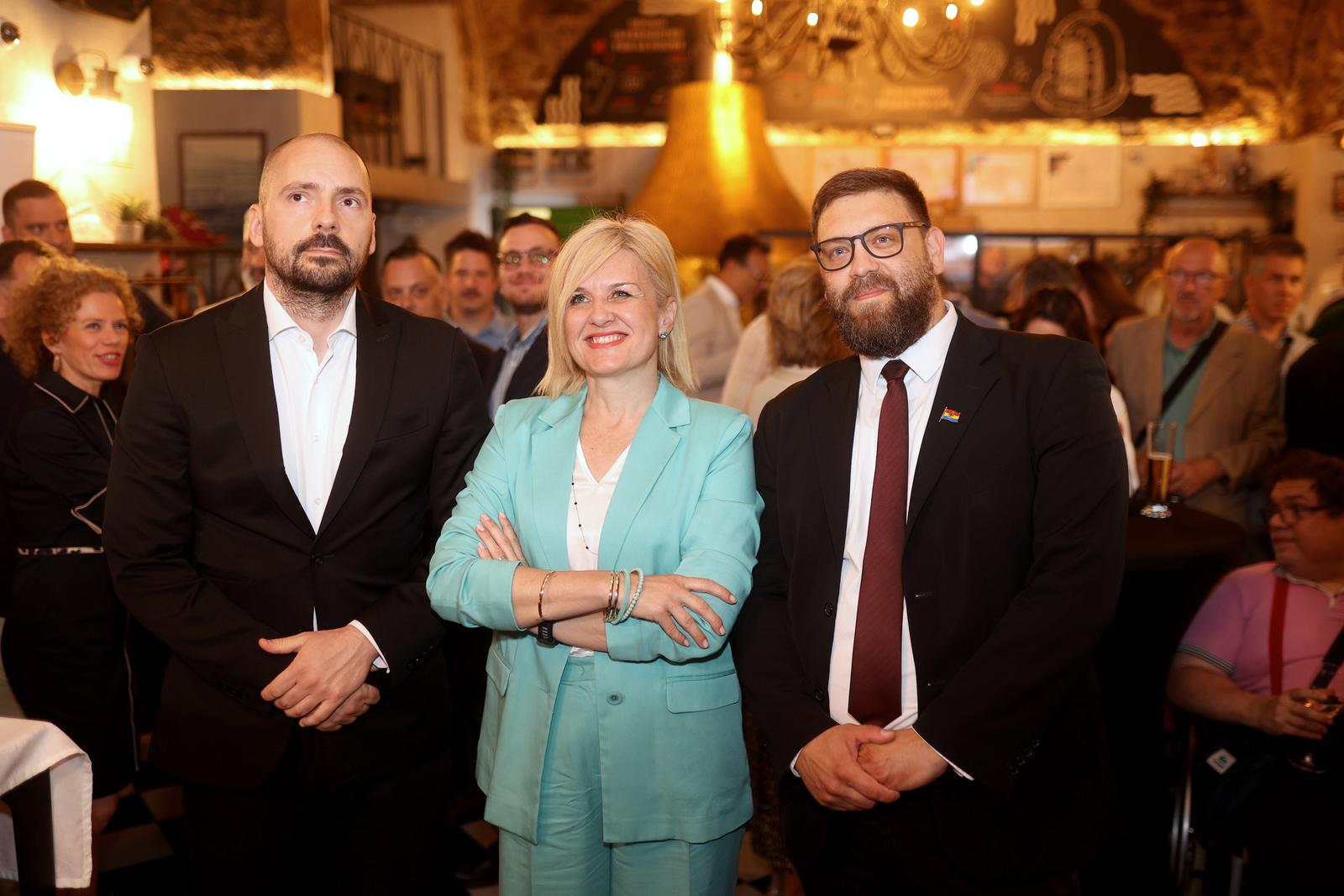 Rijeka: Doček izbornih rezultata u stožeru Ive Rinčić Rijeka: Doček izbornih rezultata u stožeru Ive Rinčić