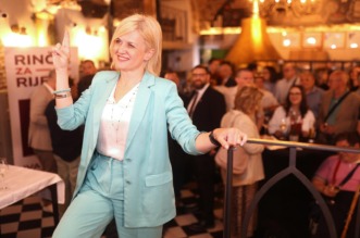 Rijeka: Doček izbornih rezultata u stožeru Ive Rinčić Rijeka: Doček izbornih rezultata u stožeru Ive Rinčić