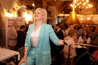 Rijeka: Doček izbornih rezultata u stožeru Ive Rinčić Rijeka: Doček izbornih rezultata u stožeru Ive Rinčić