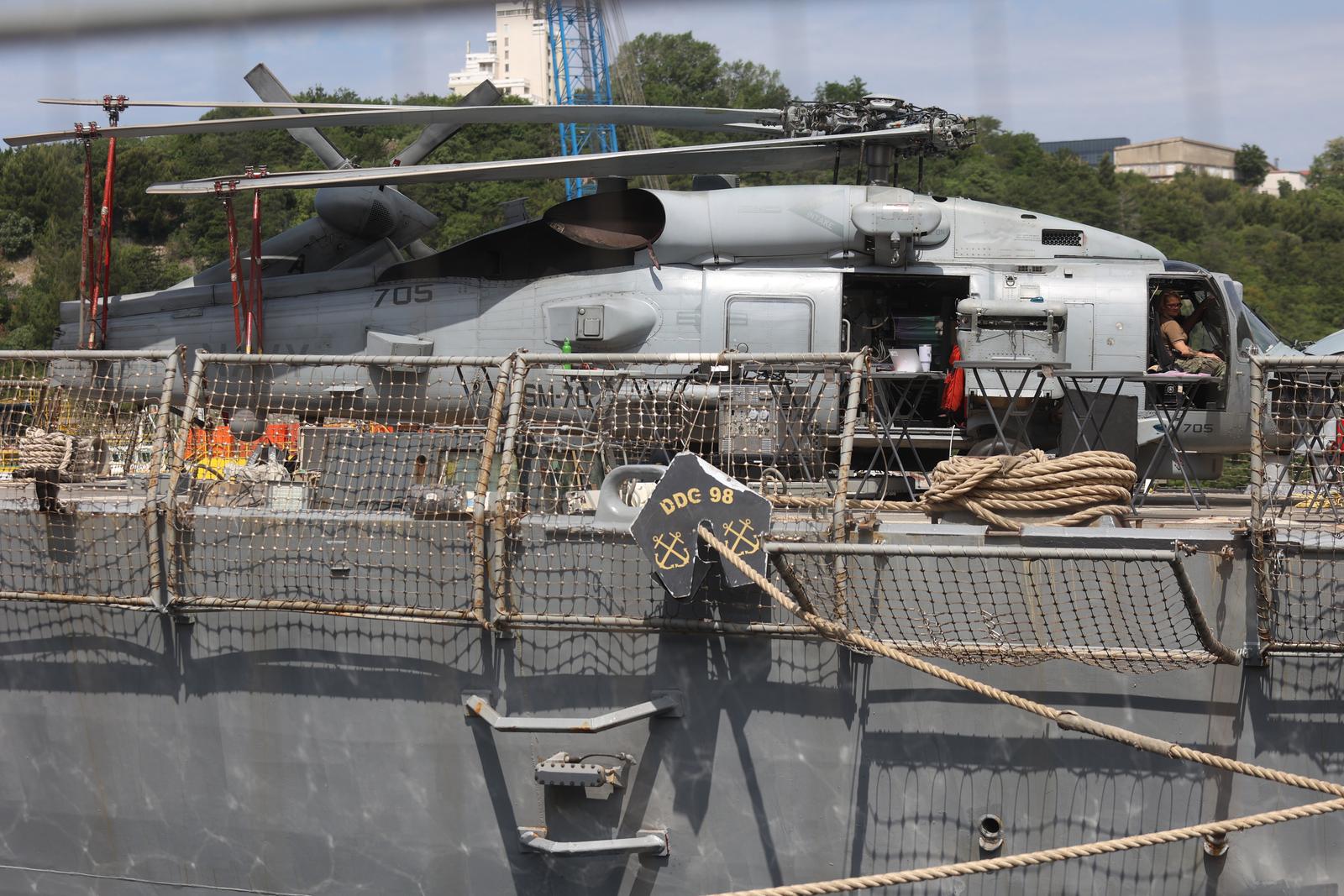 Rijeka: Posjet brodu Američke ratne mornarice USS Forrest Sherman u brodogradilištu Viktor Lenac