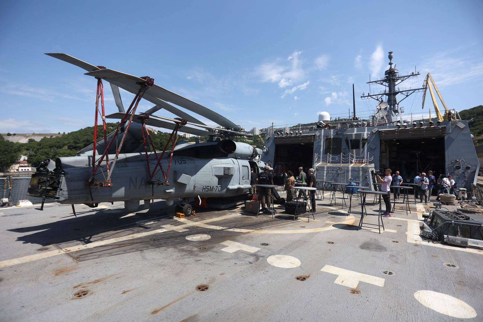 Rijeka: Posjet brodu Američke ratne mornarice USS Forrest Sherman u brodogradilištu Viktor Lenac