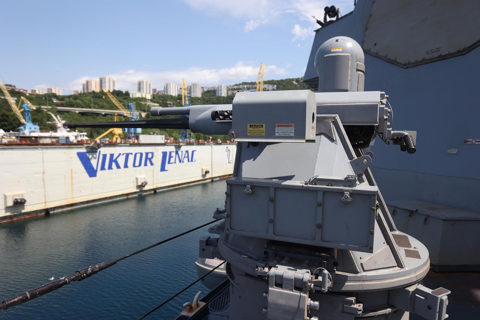 Rijeka: Posjet brodu Američke ratne mornarice USS Forrest Sherman u brodogradilištu Viktor Lenac