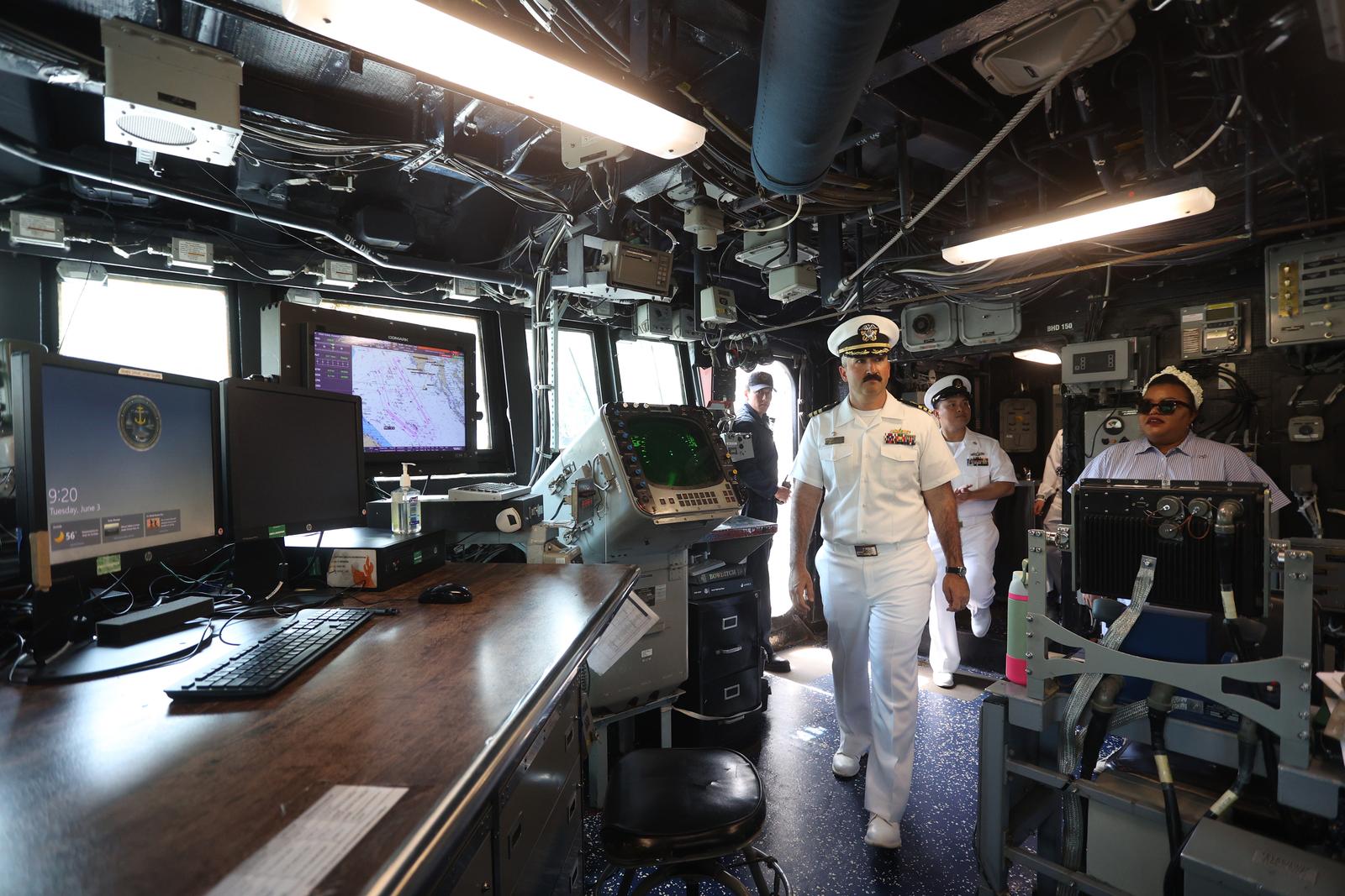 Rijeka: Posjet brodu Američke ratne mornarice USS Forrest Sherman u brodogradilištu Viktor Lenac