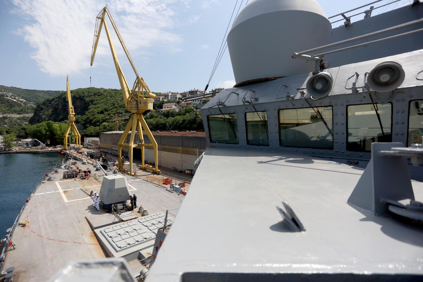 Rijeka: Posjet brodu Američke ratne mornarice USS Forrest Sherman u brodogradilištu Viktor Lenac