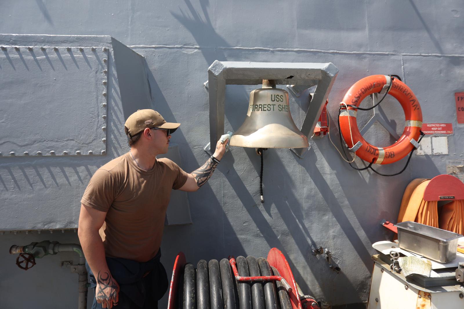Rijeka: Posjet brodu Američke ratne mornarice USS Forrest Sherman u brodogradilištu Viktor Lenac
