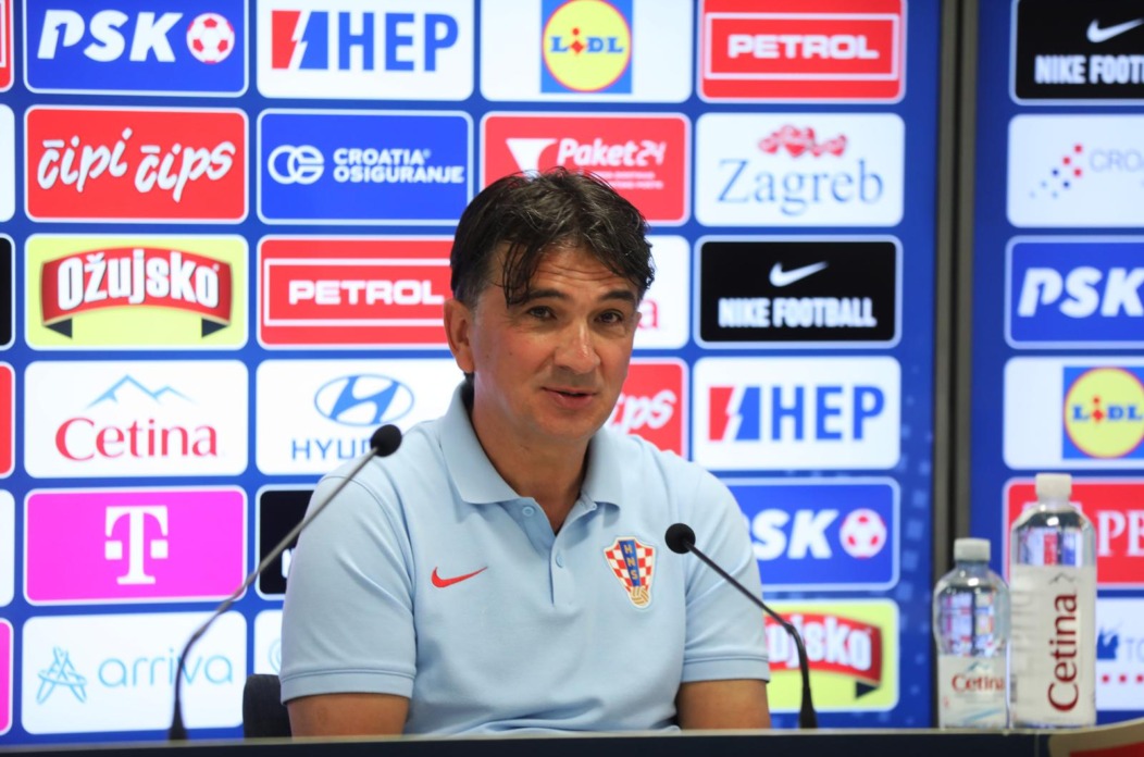 Rijeka: Zlatko Dalić i Duje Ćaleta Car na konferenciji za medije