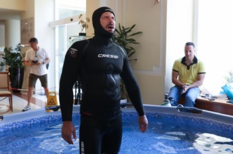 Rijeka: Svjetski rekord Vitomira Maričića, zadržao dah pod vodom 29 minuta i tri sekunde Rijeka: Svjetski rekord Vitomira Maričića, zadržao dah pod vodom 29 minuta i tri sekunde