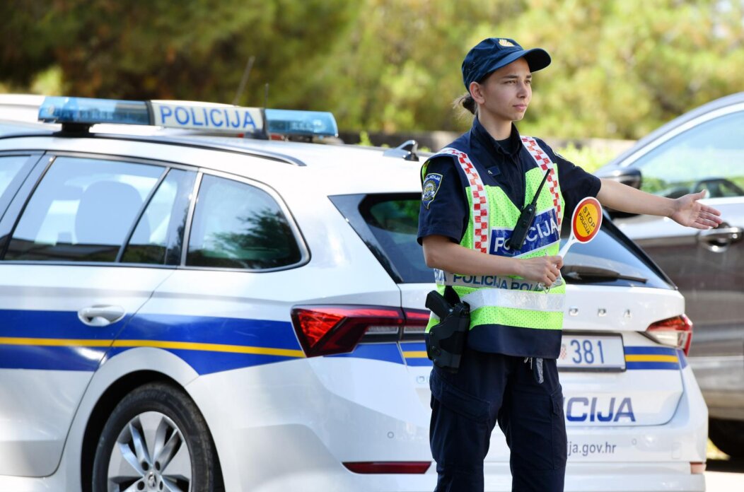 ibenik: Kontrole prometne policije na gradskim ulicama