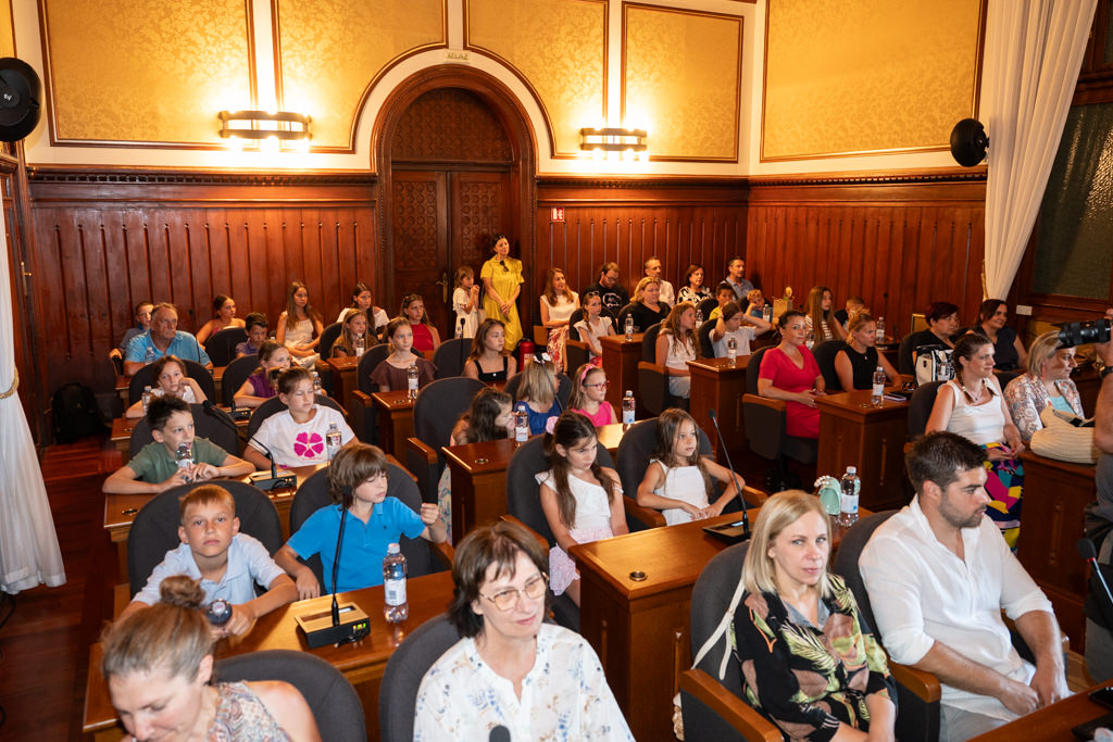 Foto Luigi Opatija, Grad Opatija, OŠ Opatija, Prijem nagrađeni