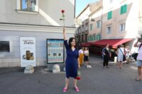 Rijeka: Performans Tiha misa umjetnice Arijane Lekić-Fridrih