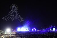 Scenografija dronovima na  koncertu Marka Perkovića Thompsona