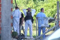 Policijski očevid na mjestu ubojstva u Pleškovcu