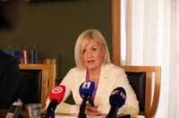 Rijeka: Konferencija za medije gradonačelnice Ive Rinčić