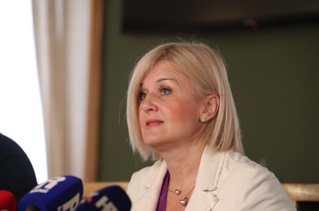 Rijeka: Konferencija za medije gradonačelnice Ive Rinčić