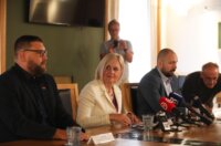 Rijeka: Konferencija za medije gradonačelnice Ive Rinčić