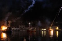 Bakar: Rekonstrukcija povijesne Pomorske bitke uz vatromet