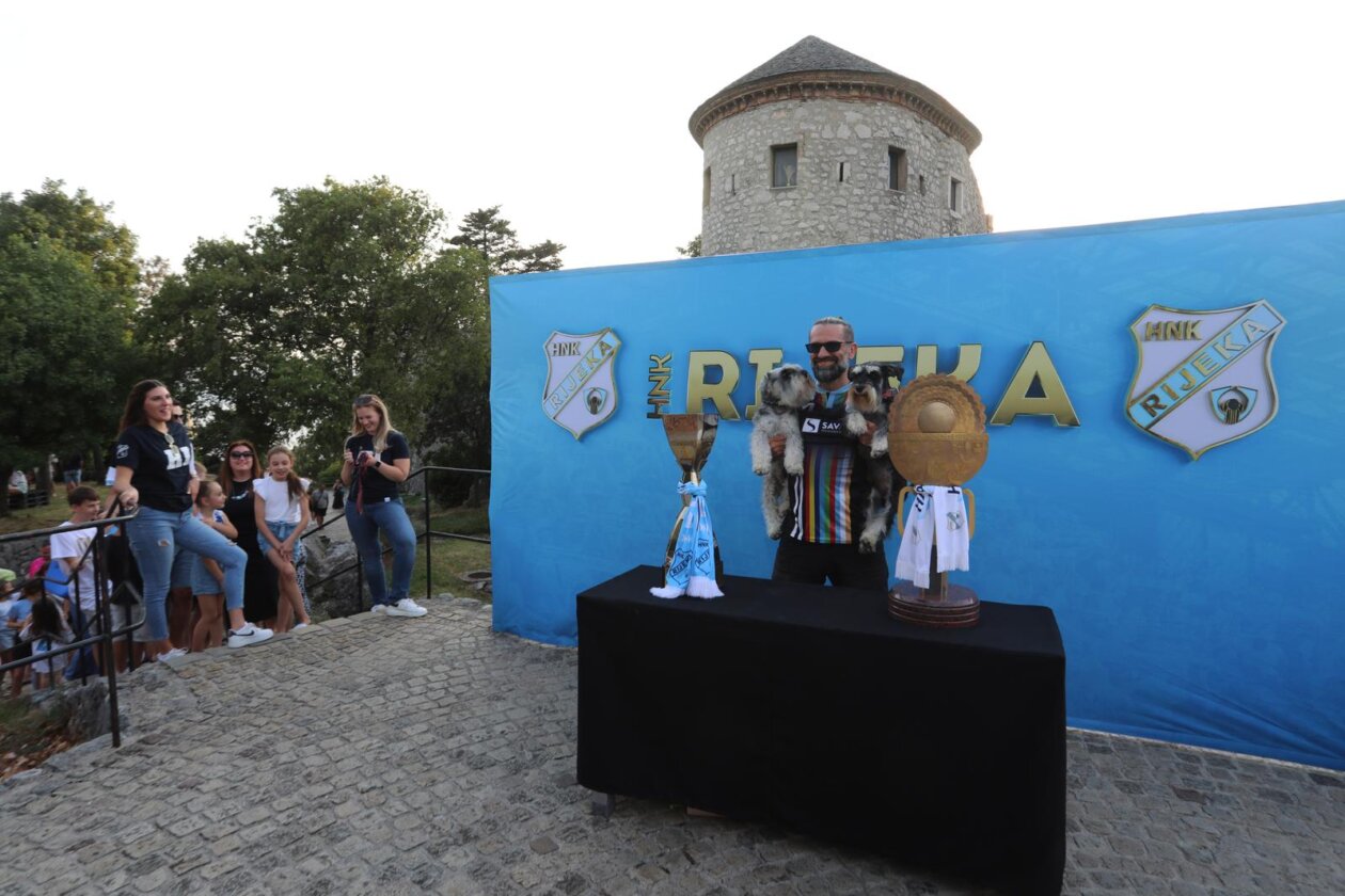 Rijeka: Predstavljanje novih dresova nogometaša Rijeke