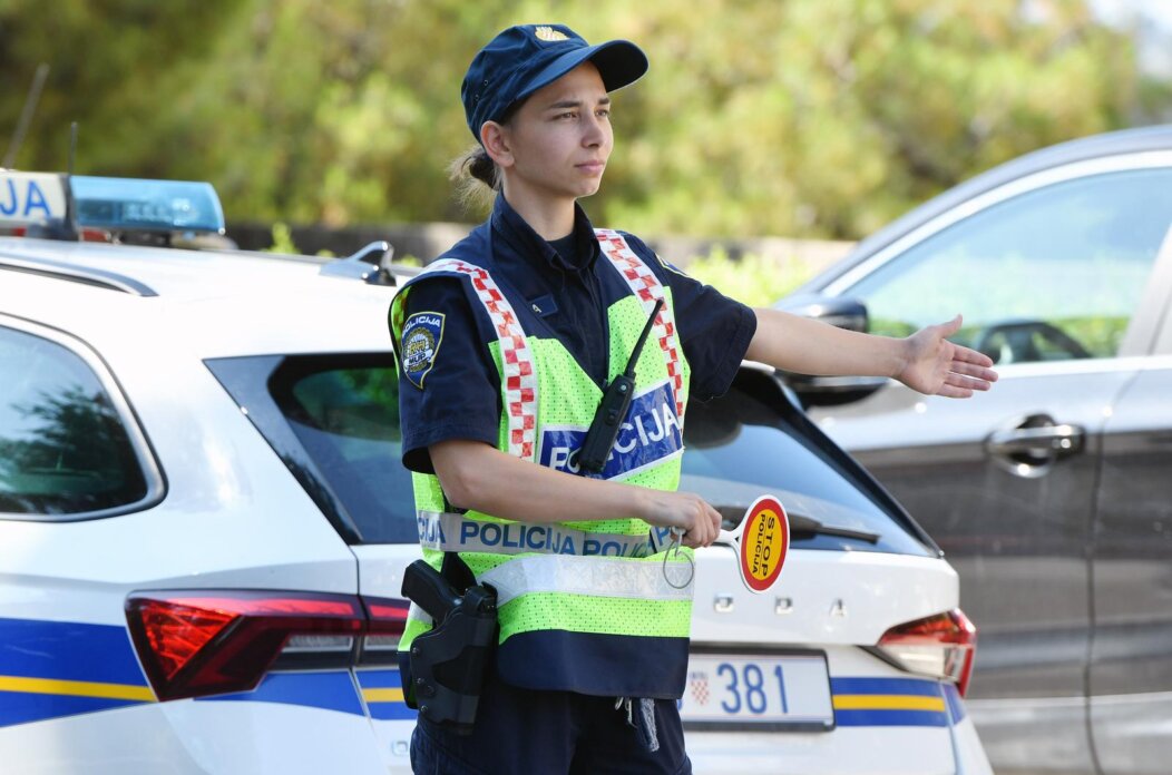 ibenik: Kontrole prometne policije na gradskim ulicama