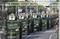 Zagreb: Prolazak motoriziranog i mehaniziranog postroja u povodu 30. obljetnice VRO Oluja