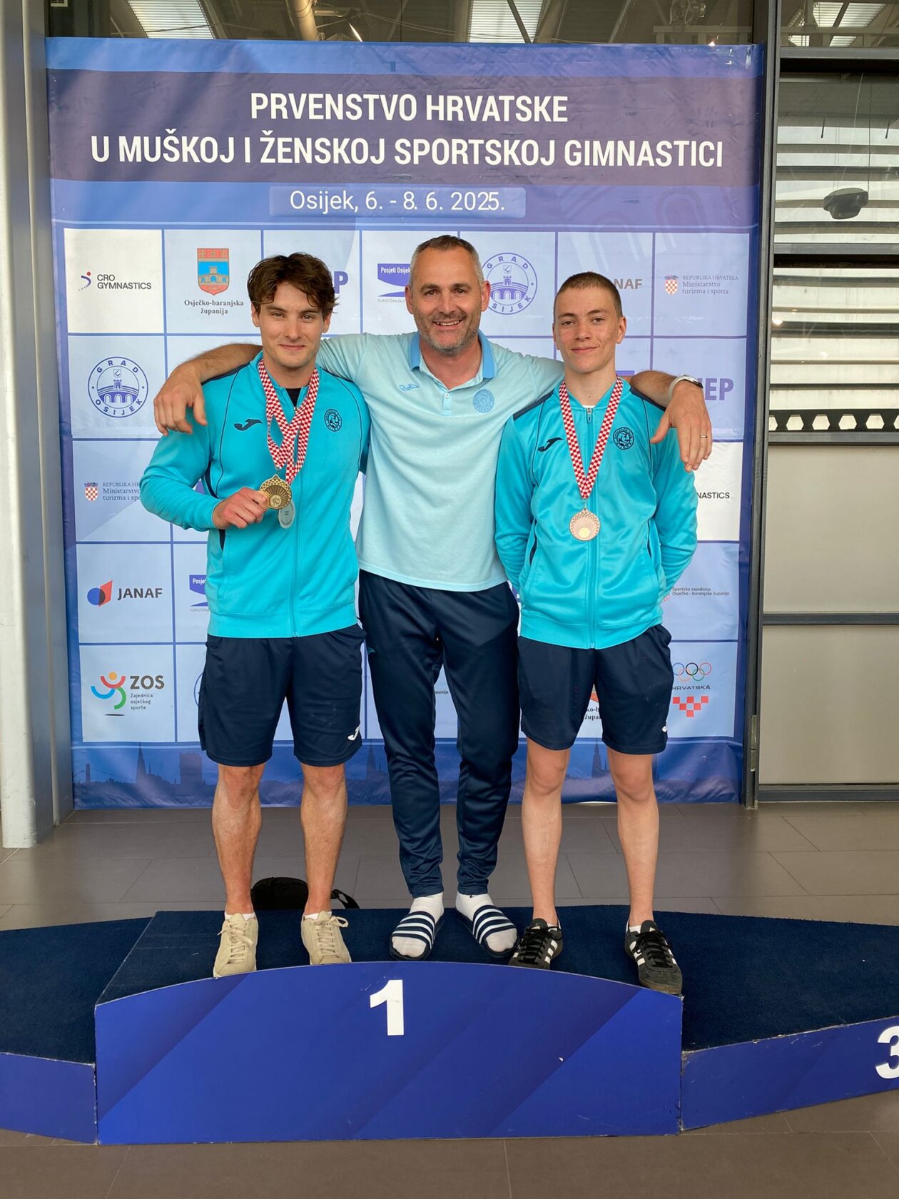 Ph 2025. – Marko Jovičić i Dominik Pleše s trenerom Miroslavom Pavlovićem (1)