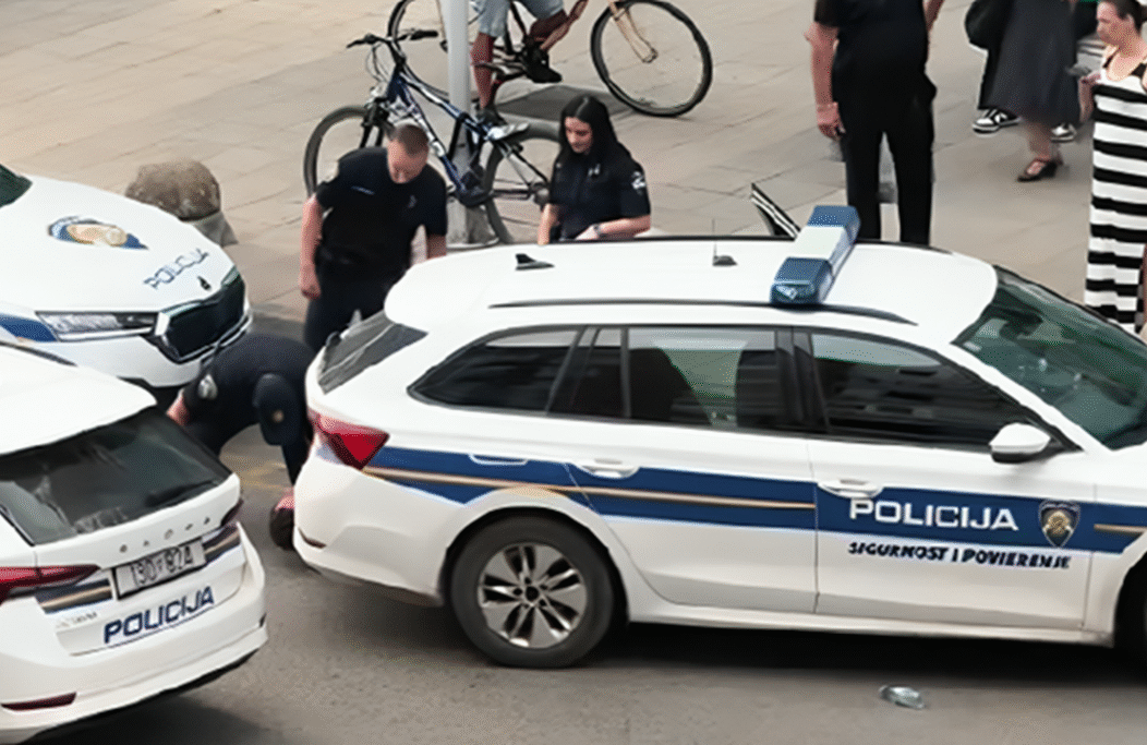 policajac tuče policajac tuče