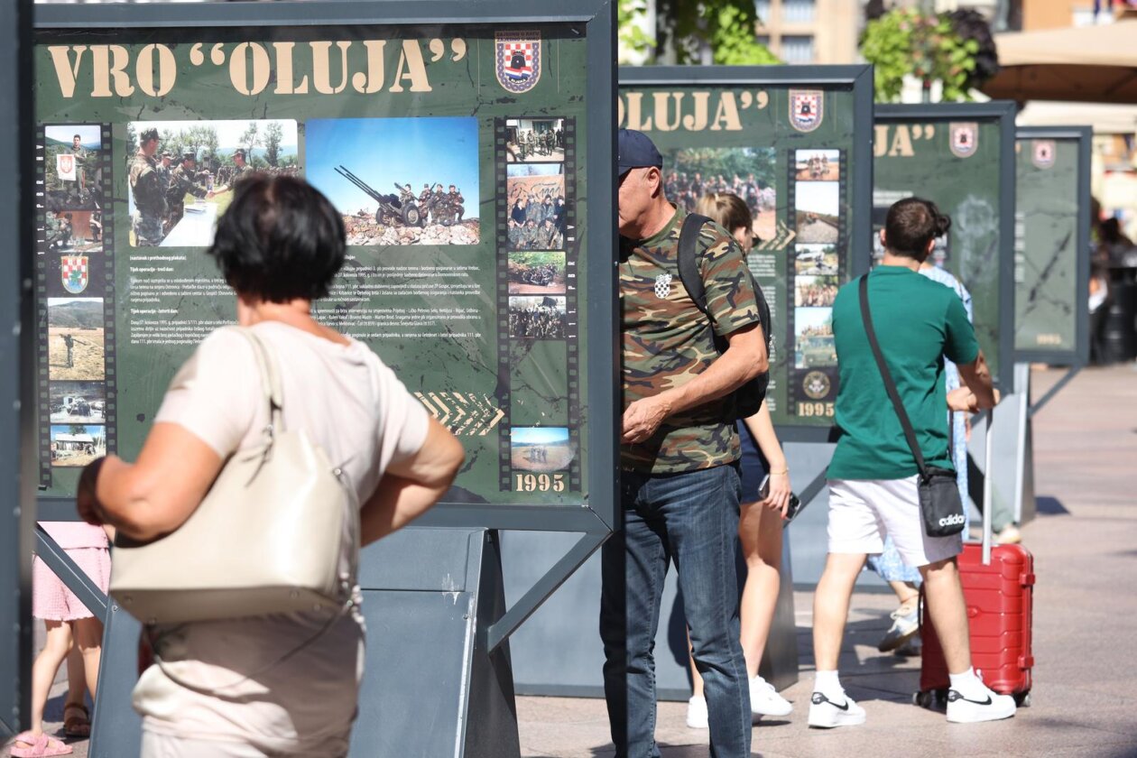 Rijeka: Na Korzu postavljena izložba povodom obljetnice Oluje Rijeka: Na Korzu postavljena izložba povodom obljetnice Oluje