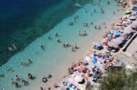 Rijeka: Kupači na gradskoj plaži Sablićevo