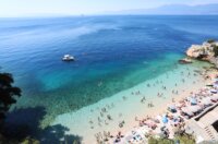 Rijeka: Kupači na gradskoj plaži Sablićevo