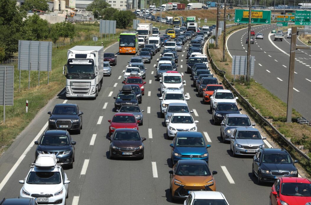 Zagreb: Velike gužve na naplatnoj postaji Lučko