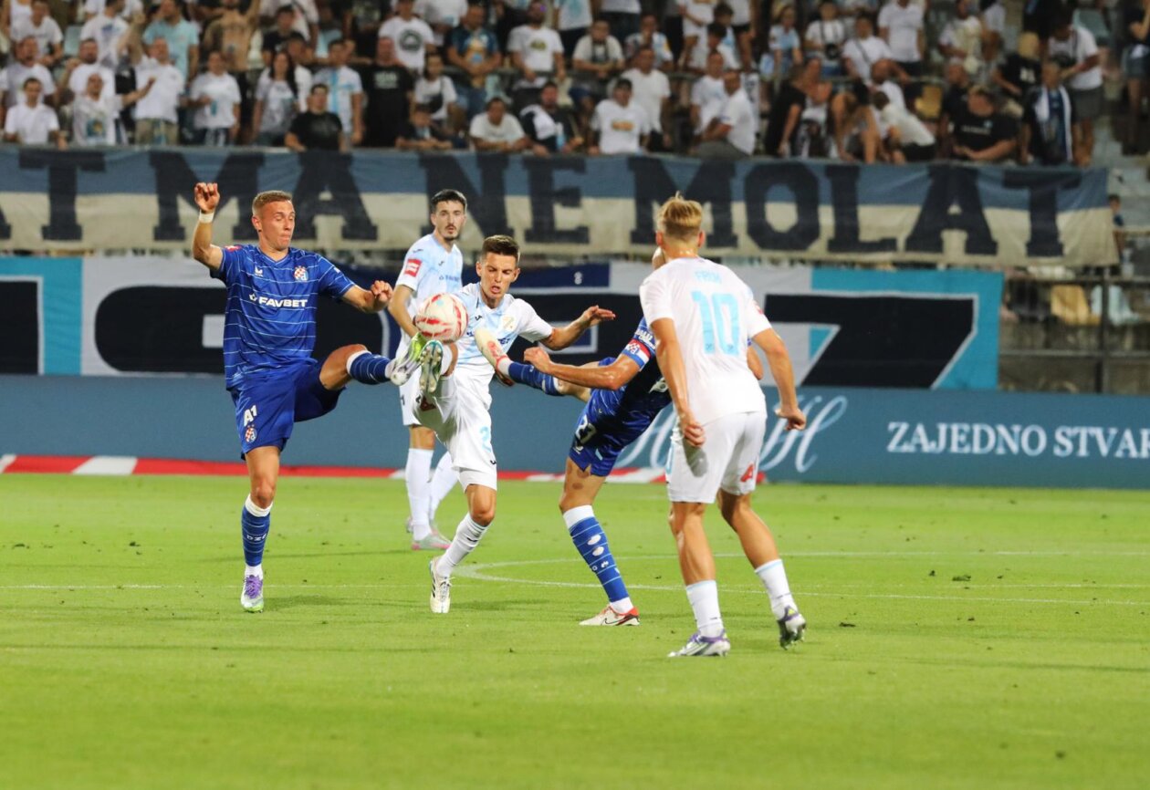 Rijeka: HNK Rijeka i GNK Dinamo u utakmici trećeg kola Prve HNL Rijeka: HNK Rijeka i GNK Dinamo u utakmici trećeg kola Prve HNL