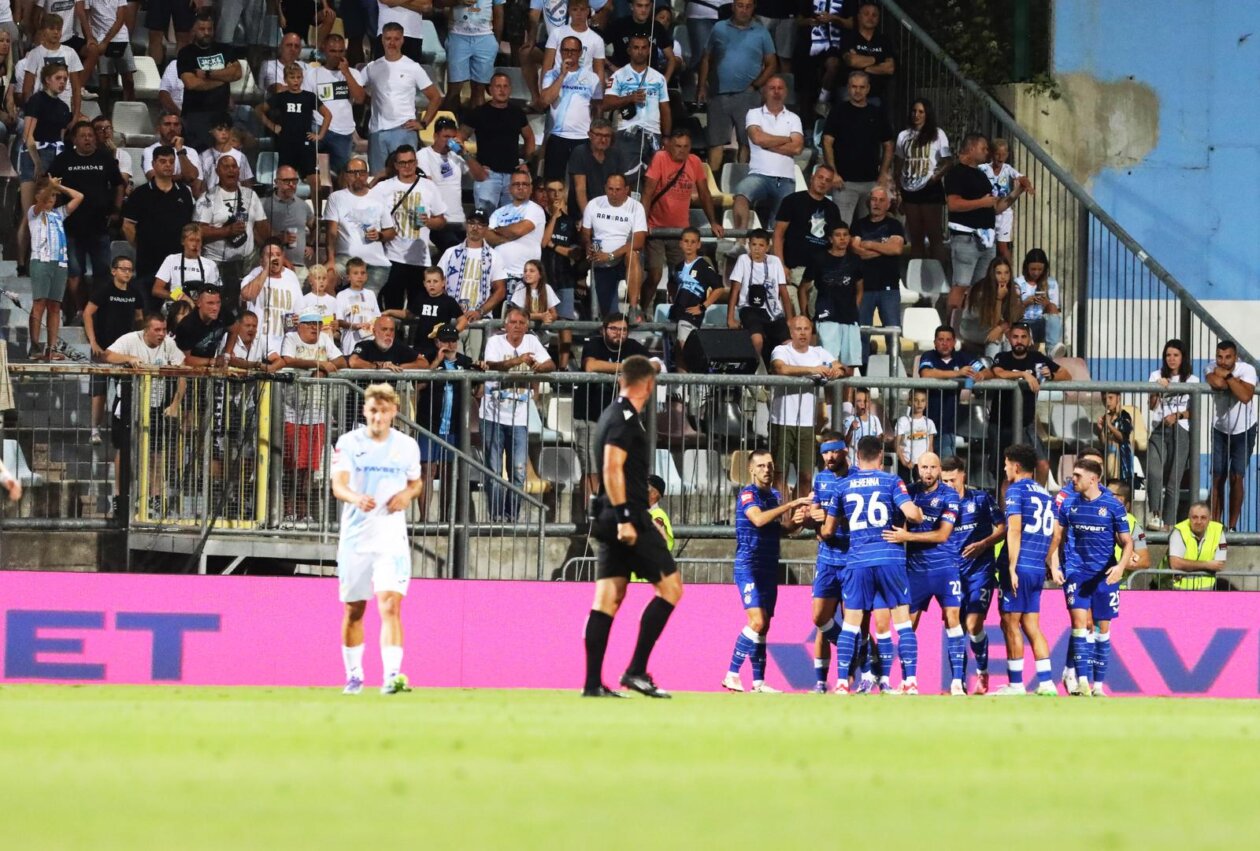 Rijeka: HNK Rijeka i GNK Dinamo u utakmici trećeg kola Prve HNL Rijeka: HNK Rijeka i GNK Dinamo u utakmici trećeg kola Prve HNL