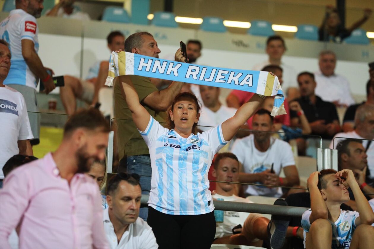 Rijeka: HNK Rijeka i GNK Dinamo u utakmici trećeg kola Prve HNL Rijeka: HNK Rijeka i GNK Dinamo u utakmici trećeg kola Prve HNL