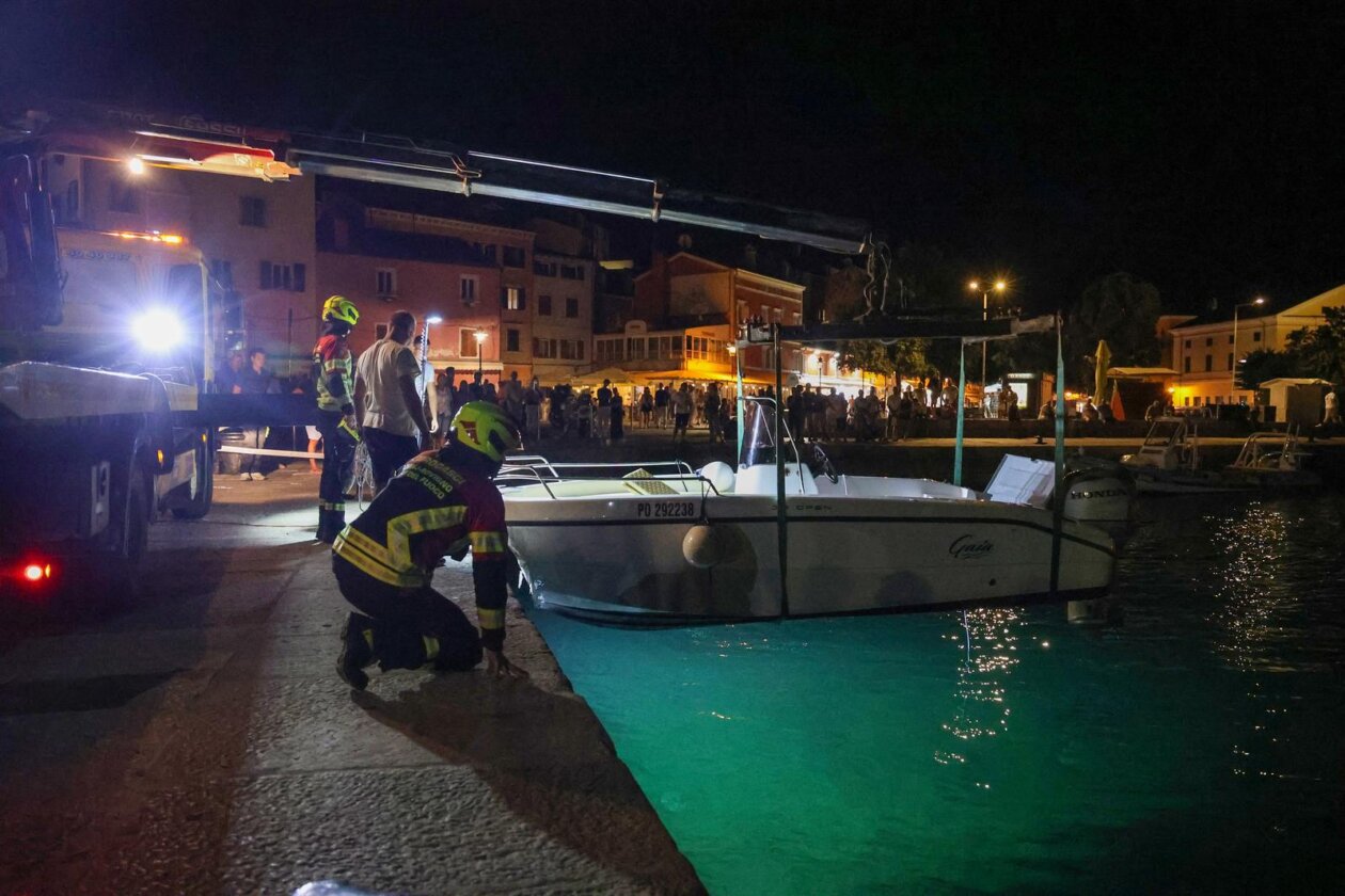 Rovinj: Gliser se zabio u rivu Rovinj: Gliser se zabio u rivu