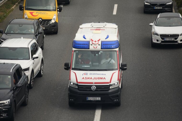 Zagreb: Gužva na obilaznici zbog prometne nesreće