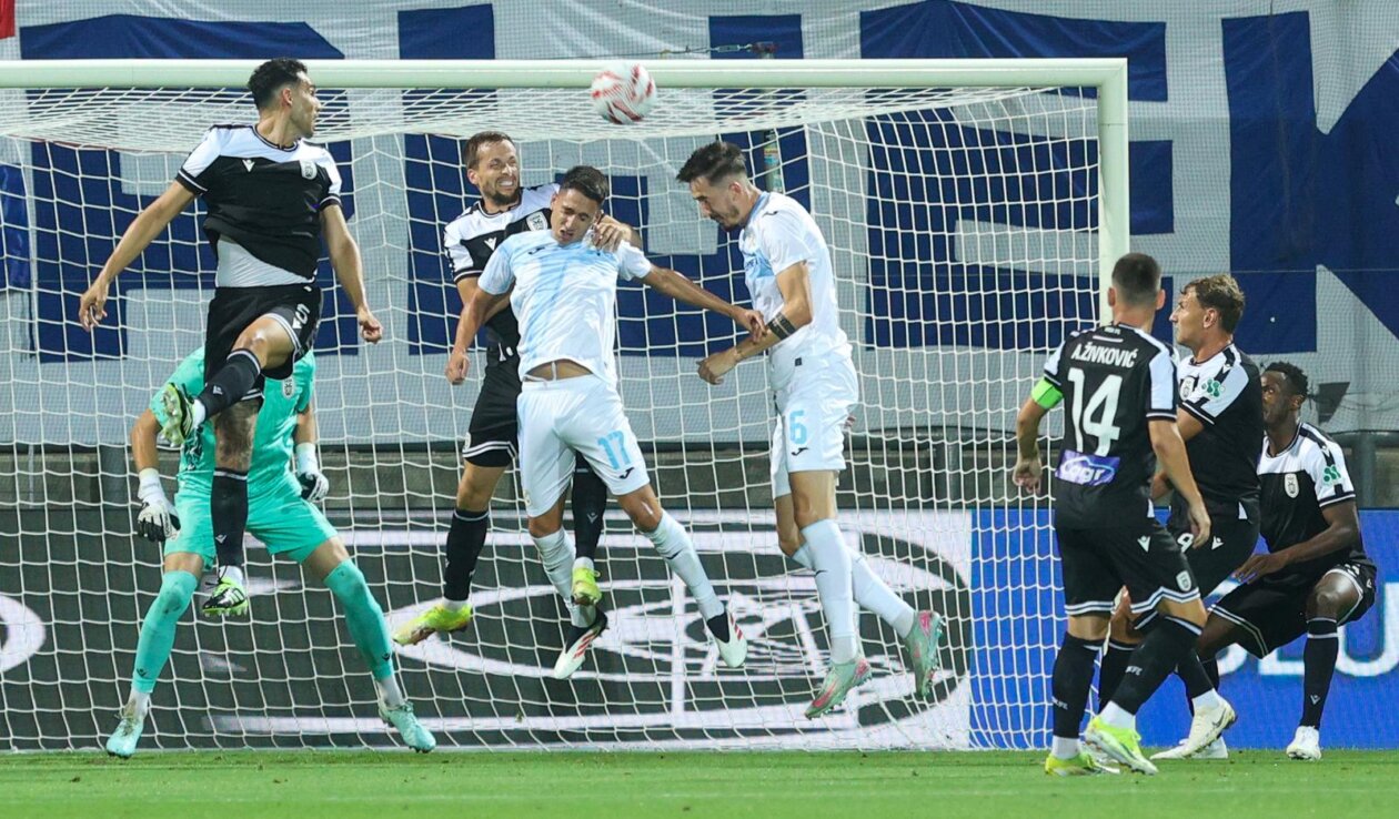 Rijeka i PAOK u prvoj utakmici doigravanja za ulazak u Europsku ligu