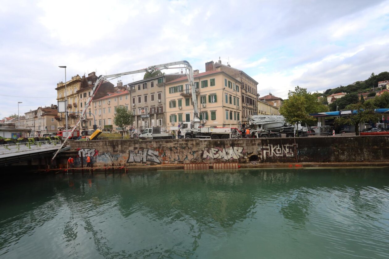 Rijeka: Sanacija obalnih zidova rijeke Rječine