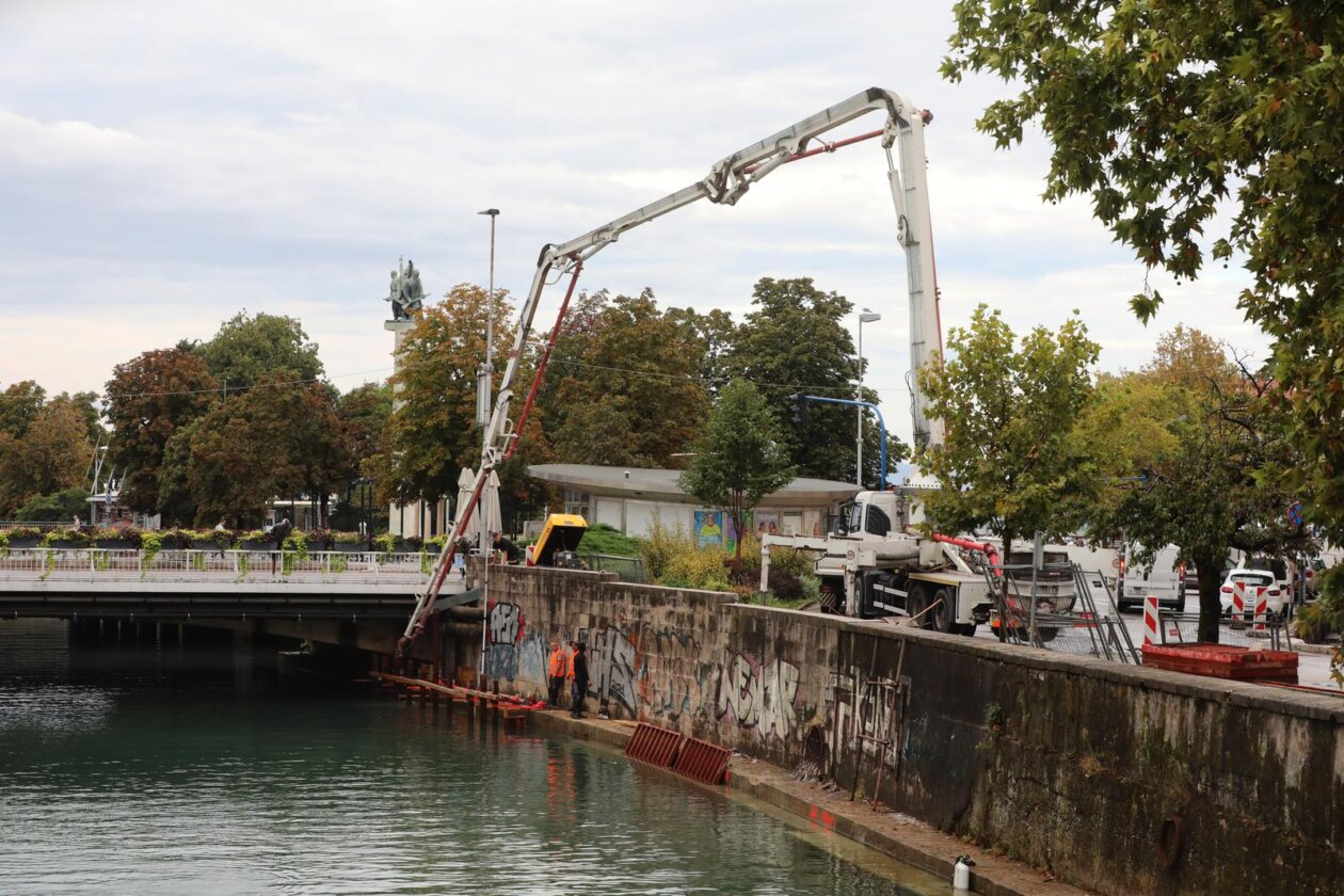 Rijeka: Sanacija obalnih zidova rijeke Rječine