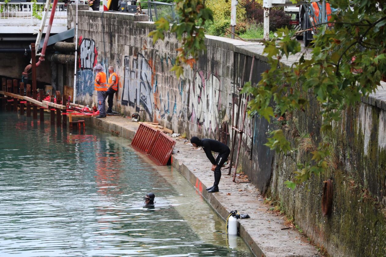 Rijeka: Sanacija obalnih zidova rijeke Rječine