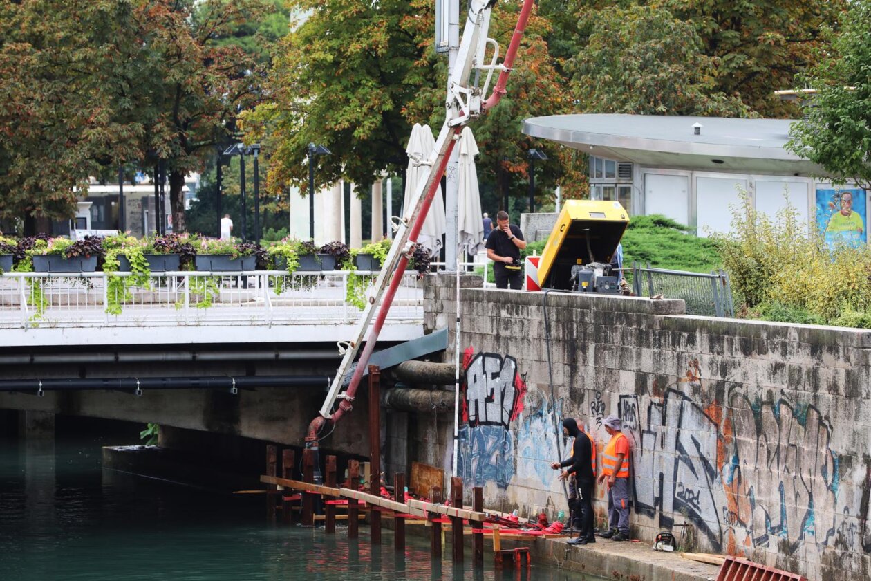 Rijeka: Sanacija obalnih zidova rijeke Rječine