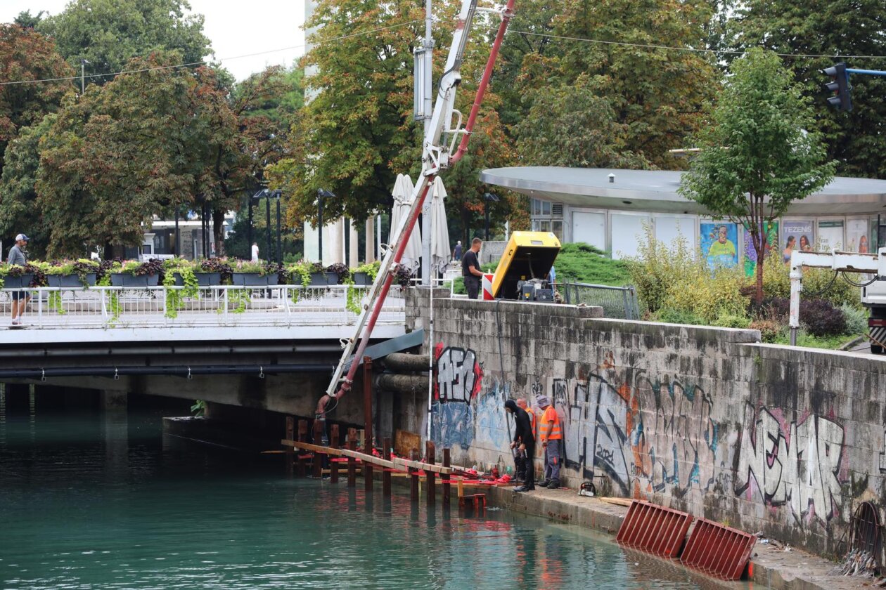 Rijeka: Sanacija obalnih zidova rijeke Rječine