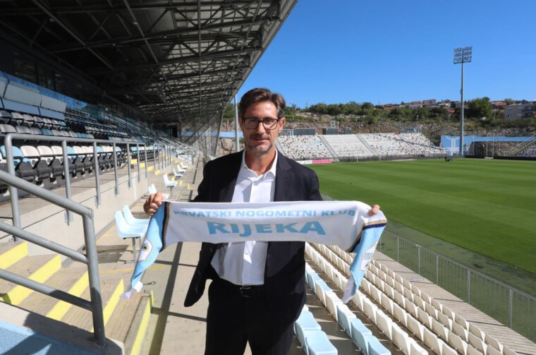 Rijeka: Novi trener Rijeke Victor Sanchez predstavljen na Rujevici