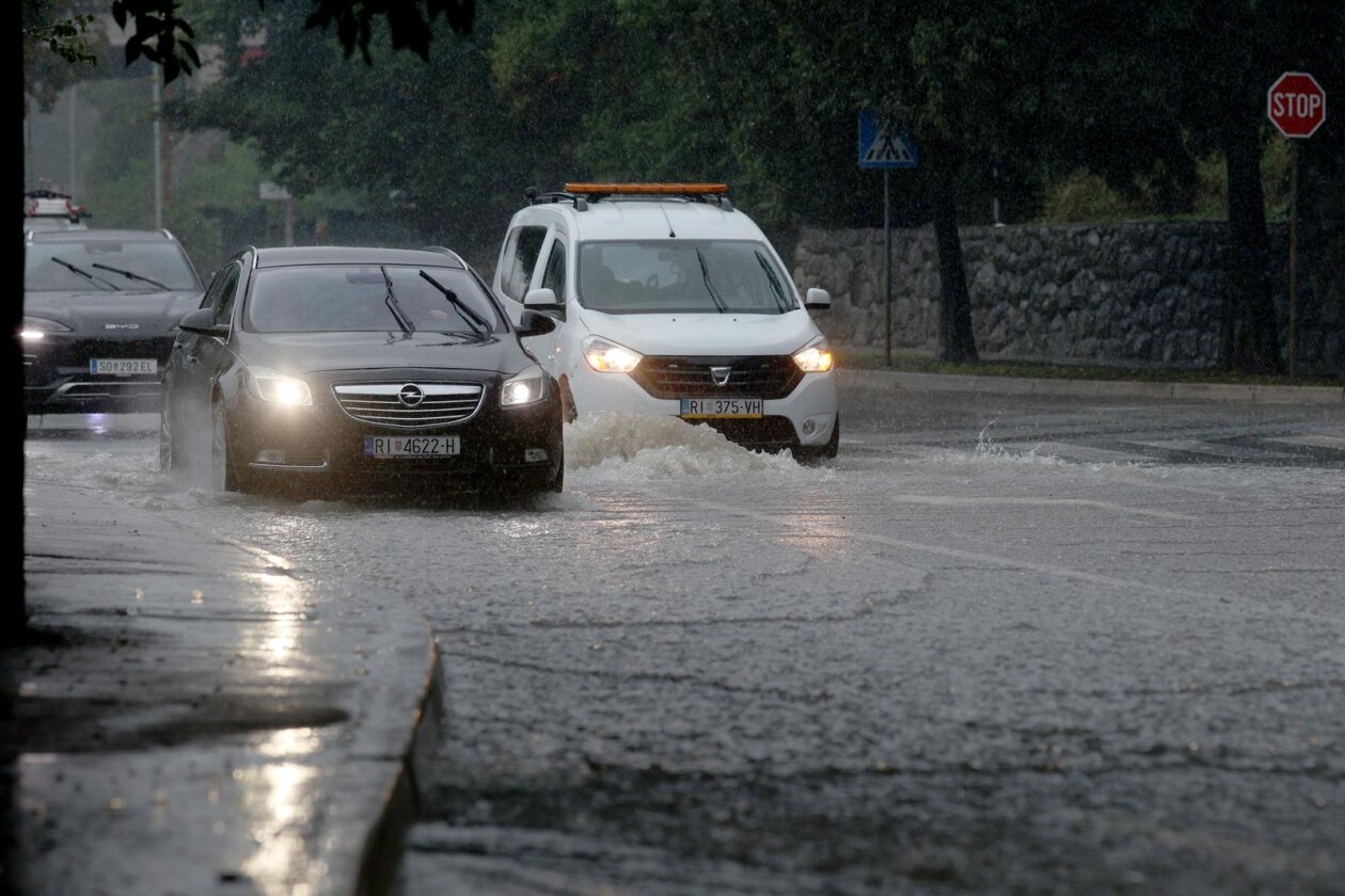 Veliki pljusak u Rijeci