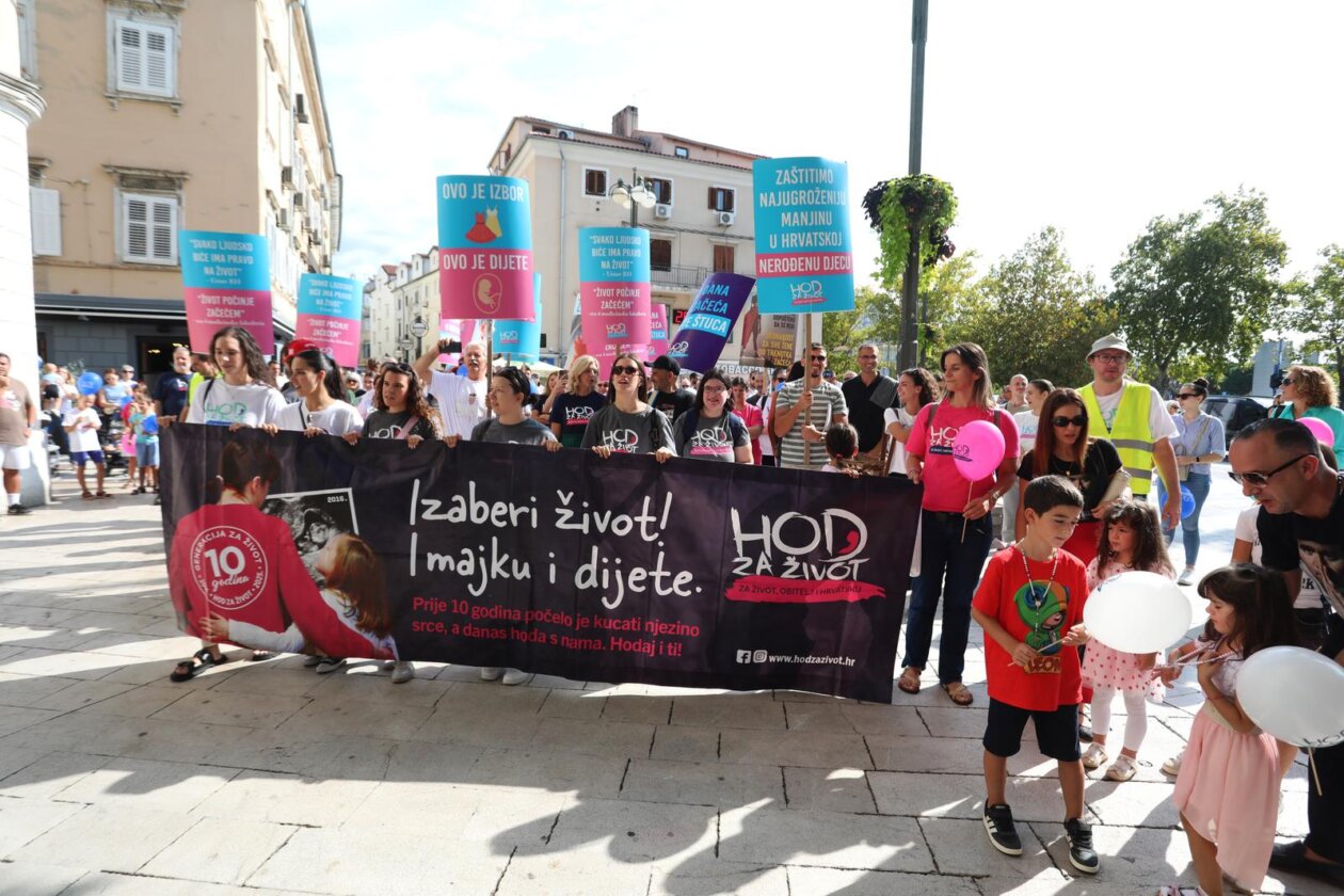 Rijeka: Hod za život na riječkim ulicama