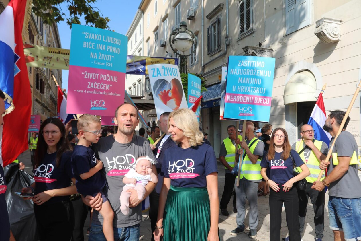 Rijeka: Hod za život na riječkim ulicama